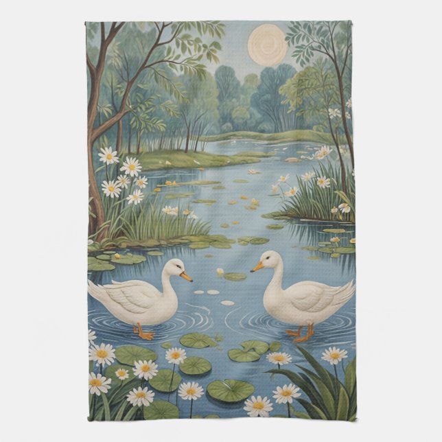 Pondside Tranquibility Kökshandduk (Vertikal)