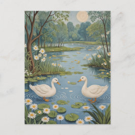 Pondside Tranquibility Vykort