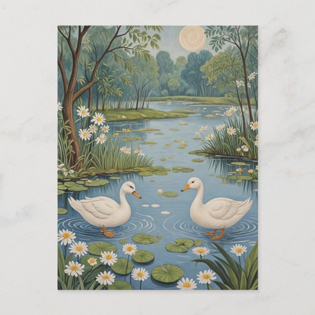 Pondside Tranquibility Vykort (Framsida)