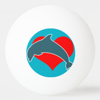 Pong för delfinLuv Ping boll