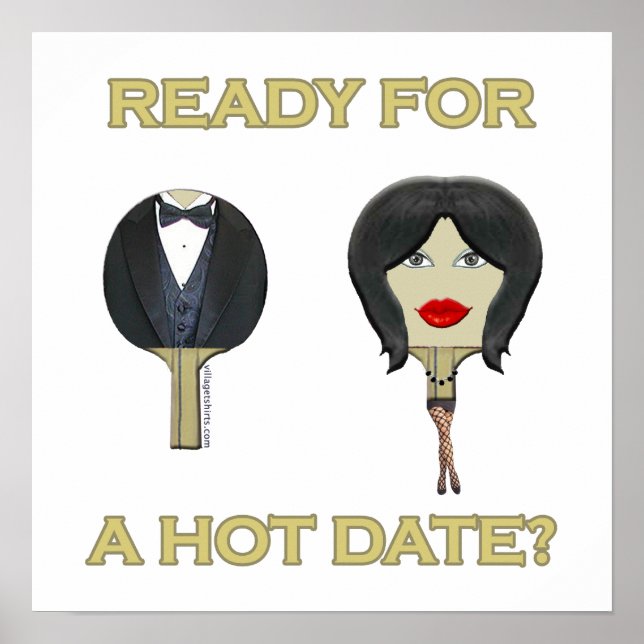 Pong för hettens datum poster (Framsidan)