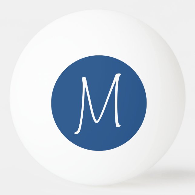 Pong för personligMonogramPing boll (Framsidan)