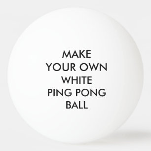 Pong för Ping för anpassningsbarpersonligVIT bol Pingisboll