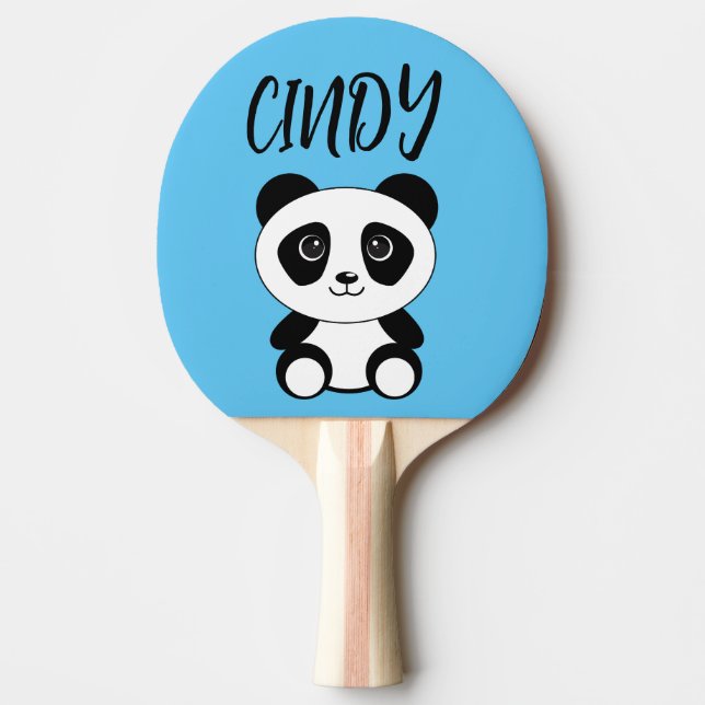 PONG PADDLE PANDA BÄRA PERSONLIG PINGISRACKET (Framsidan)