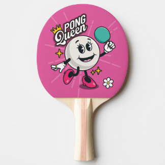 Pong Queen bord tennis fladdermus Pingisracket