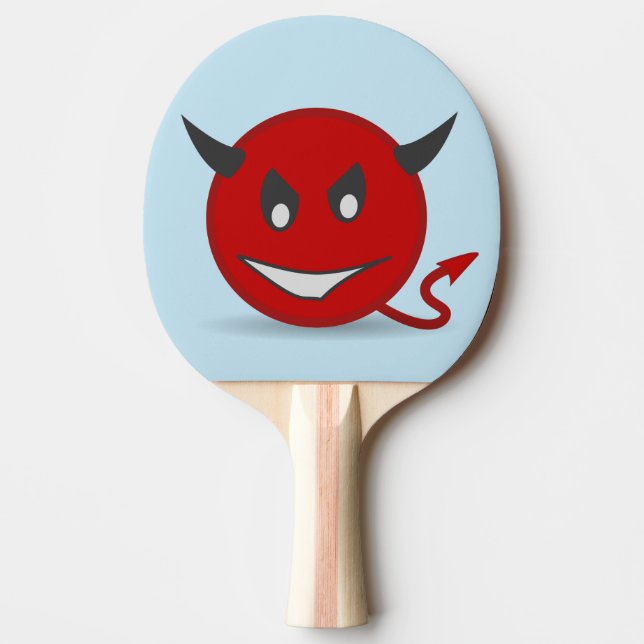 PONGPADDLES djävulen TECKNAD Pingisracket (Framsidan)