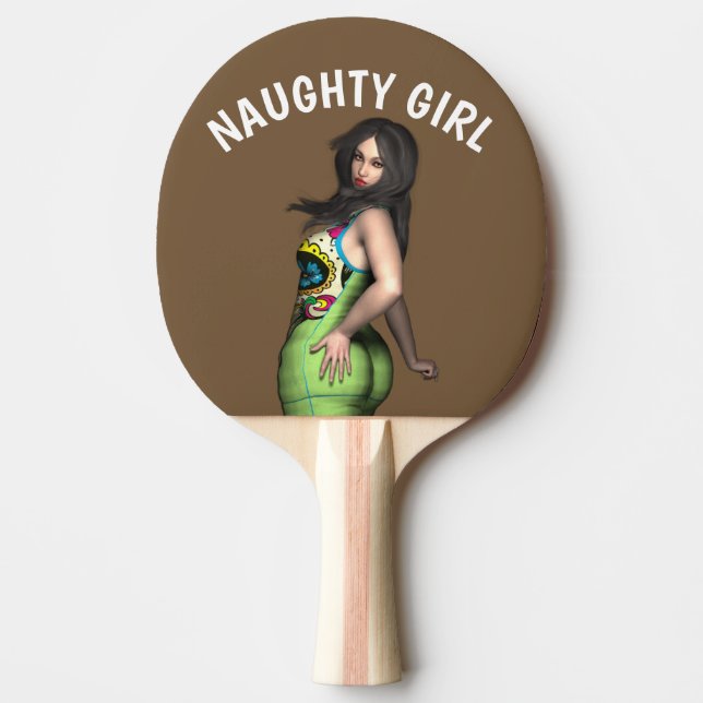 PONGPADDY PONG PADDLE FÖR NAUGHTY CURVY PINGISRACKET (Framsidan)