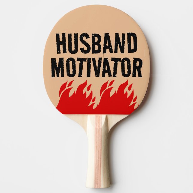PONGPANELEN make MOTIVATOR FUNNY PONG PADDLE Pingisracket (Framsidan)