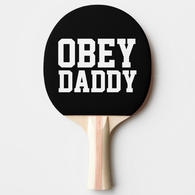 PONGPANELEN OBEY DADDY PADDY PINGISRACKET (Framsidan)