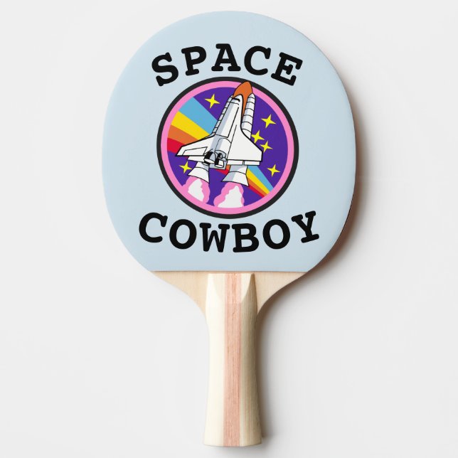 PONGPANELPAPPERSBANAN FÖR SPACE-KOWBOY PINGISRACKET (Framsidan)