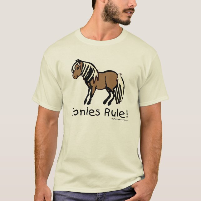 Poniesregel! T Shirt (Framsida)