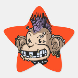 Ponkey Stjärnformat Klistermärke