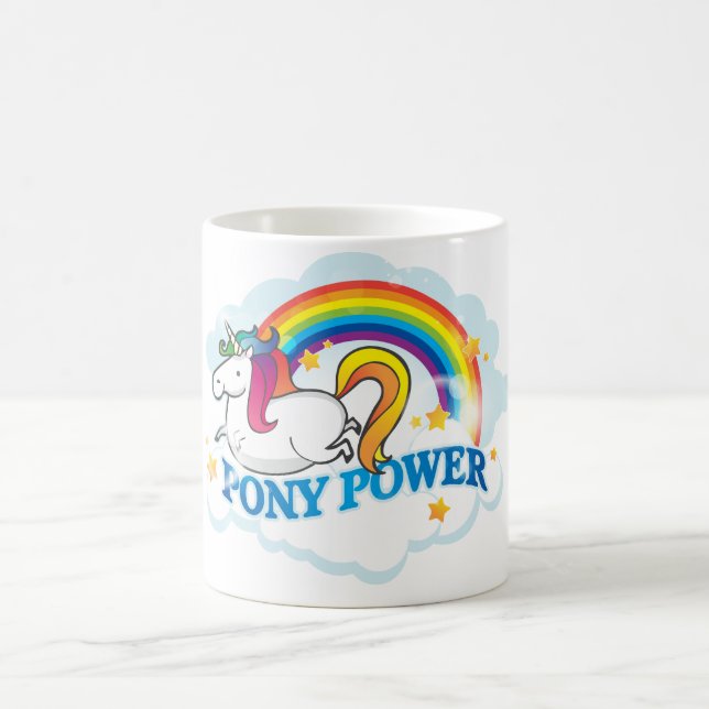 Ponnyn driver Unicornmuggen Kaffemugg (Center)
