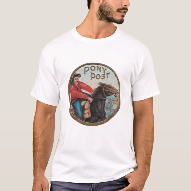 Ponnyn postar organisk T Tee Shirt (Framsida)