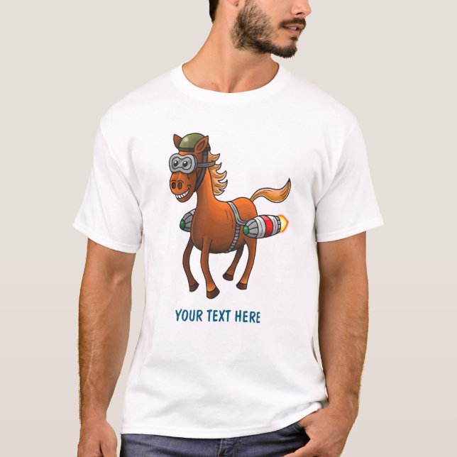 Ponnyns raketresa t shirt (Framsida)