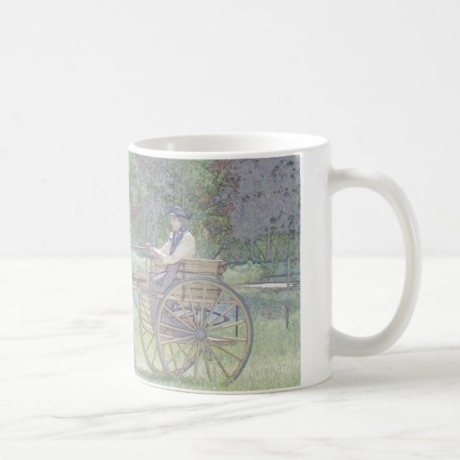 ponnyvagn kaffemugg (Höger)
