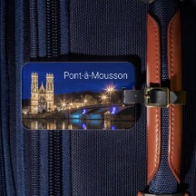 Pont a Mousson Panorama med Moselle Souvenir