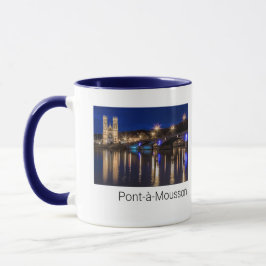 Pont a Mousson Panorama med Moselle Souvenir Mugg