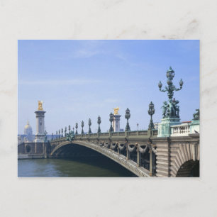 Pont Alexandre-III Bridge Vykort