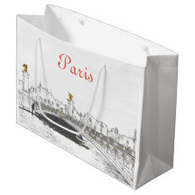 Pont Alexandre III on Seine River - Paris Frankrik