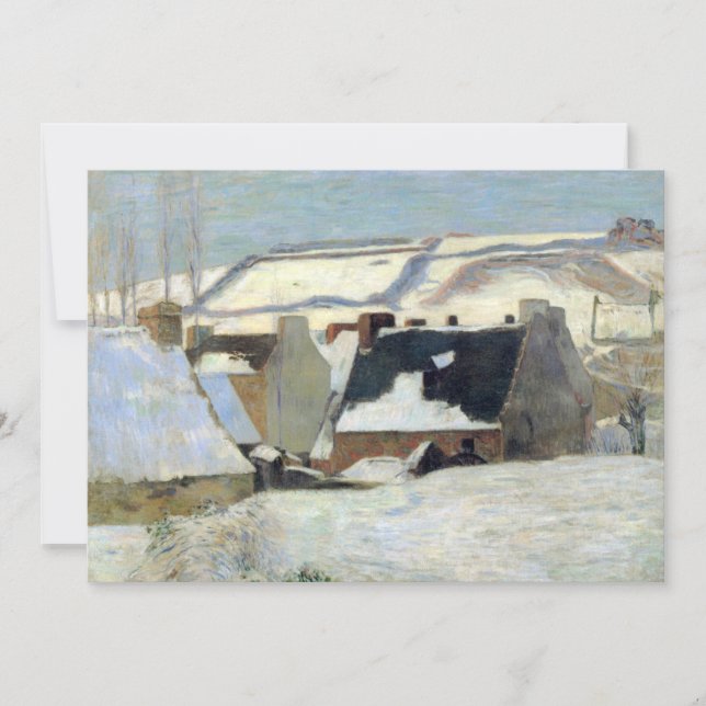 Pont Aven under Snö | Paul Gauguin (Framsida)