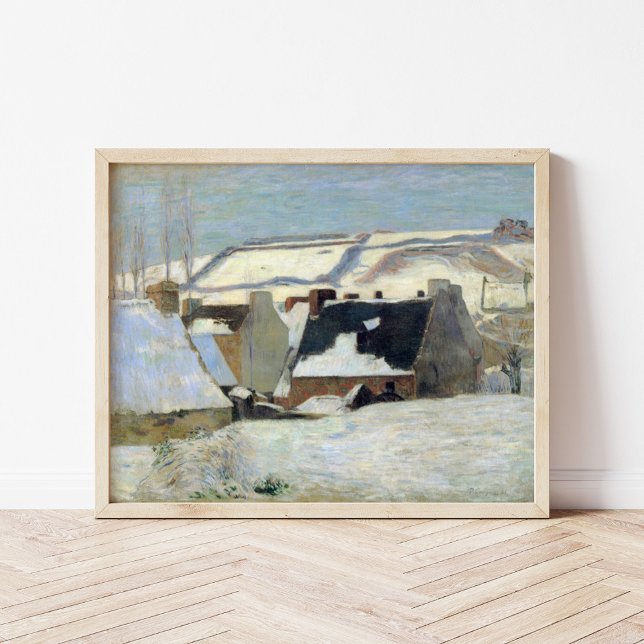 Pont Aven under Snö | Paul Gauguin Poster (Skapare uppladdad)