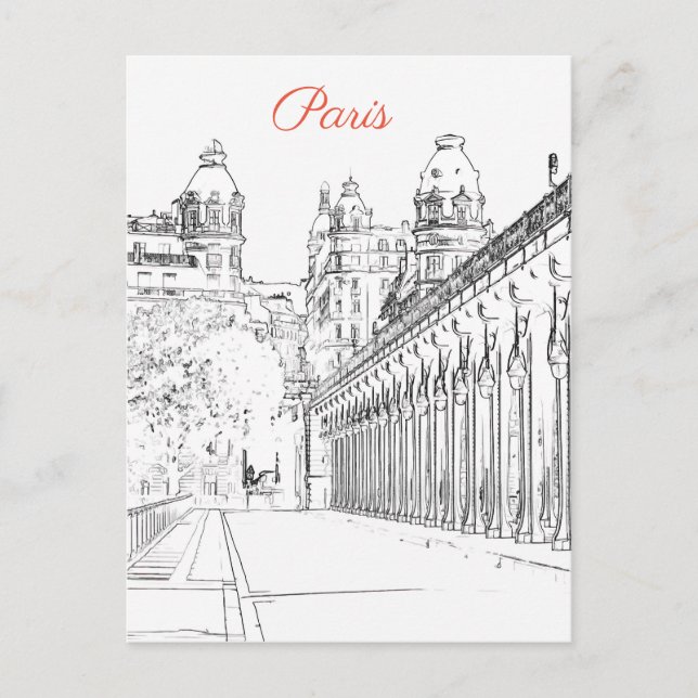 Pont de Bir-Hakeim över Seine - Paris, Frankrike Vykort (Framsida)