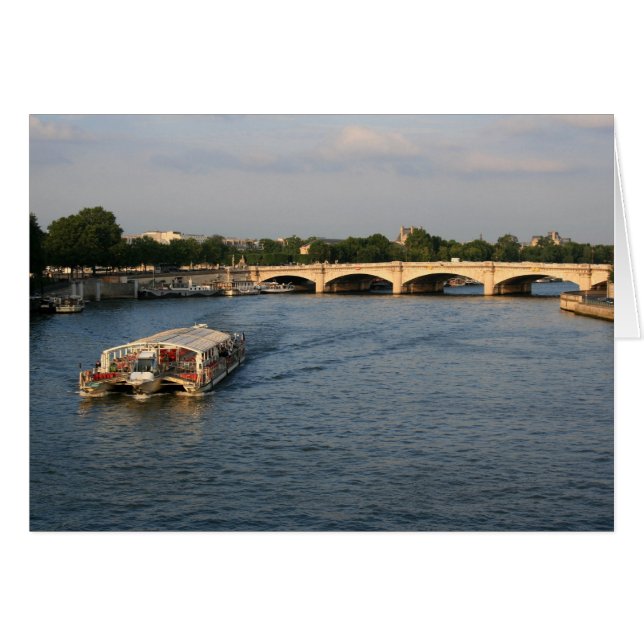 Pont de la Concorde Hälsningskort (Framsidan Horizontal)