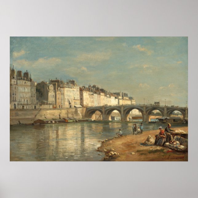 Pont de la Tournelle - Stanislas Lépine Fine Art Poster (Framsidan)
