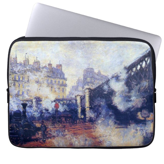 Pont de l'Europe av Monet Laptop Fodral (Framsidan)