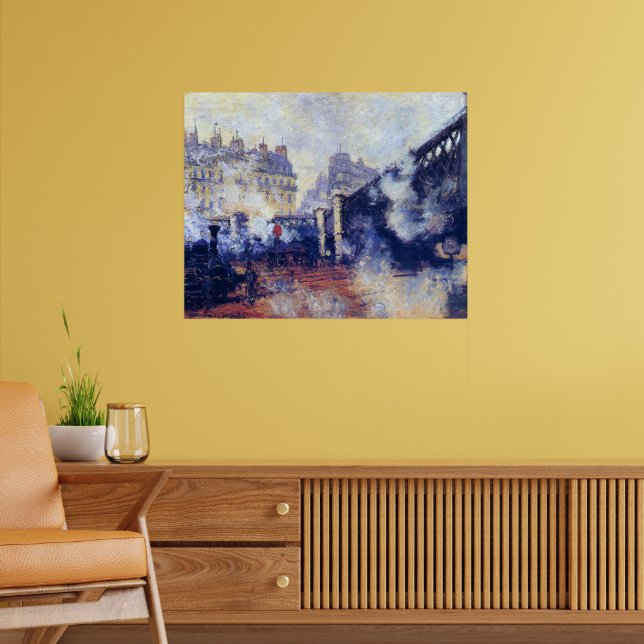Pont de l'Europe, Gare Saint-Lazare, Poster (Vardagsrum 2)