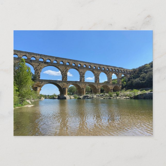 Pont du Gard, Frankrike Vykort (Framsida)