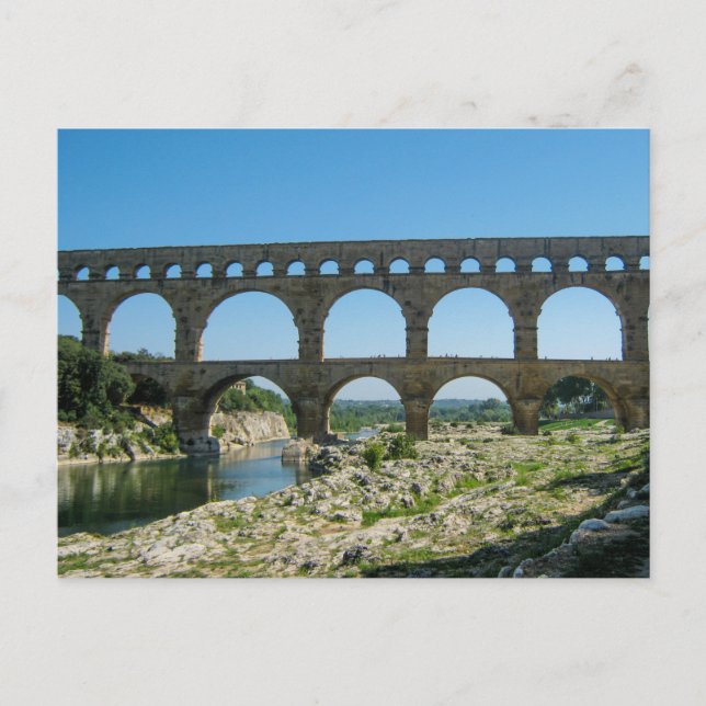 Pont du Gard, Frankrike - vykort (Framsida)