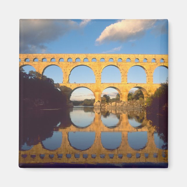 Pont du Gard, Gardon River, Gard, Languedoc Magnet (Framsidan)