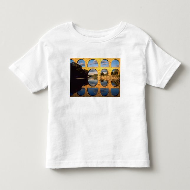 Pont du Gard, Gardonfloden, Gard, Languedoc, T-shirt (Framsida)