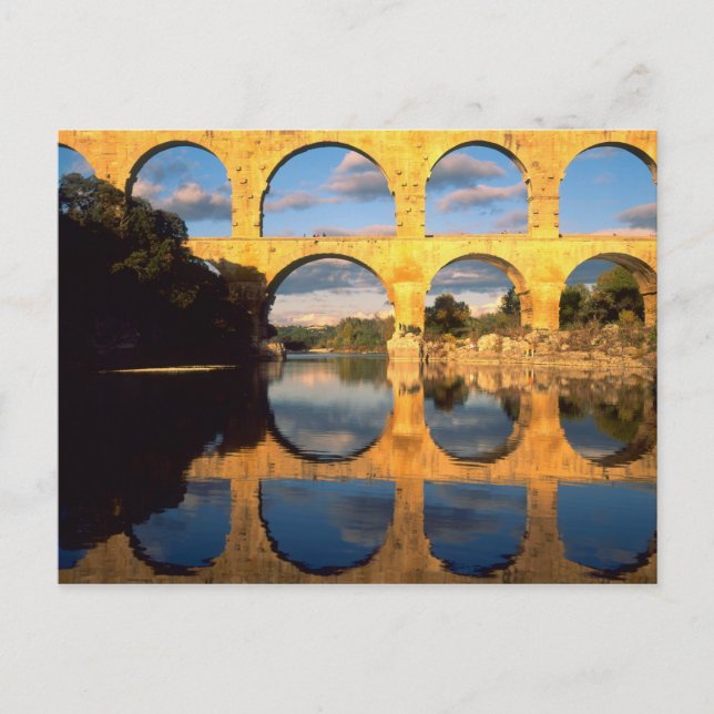 Pont du Gard, Gardonfloden, Gard, Languedoc, Vykort (Framsida)