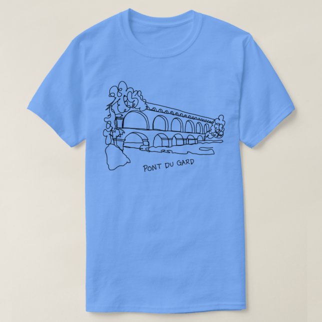 Pont du Gard T Shirt (Design framsida)