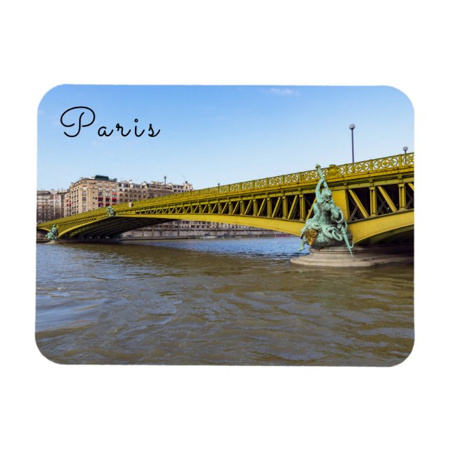 Pont Mirabeau över Seine - Paris Magnet (Horisontell)