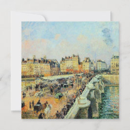 Pont Neuf, eftermiddag, Sunlight Camille Pissarro