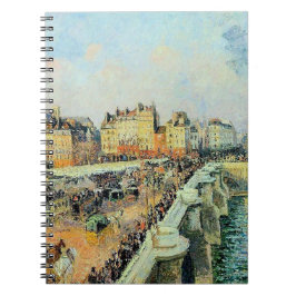 Pont Neuf, eftermiddag, Sunlight Camille Pissarro Anteckningsbok