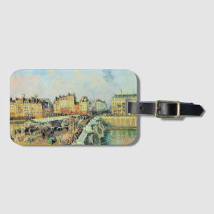 Pont Neuf, eftermiddag, Sunlight Camille Pissarro Bagagebricka