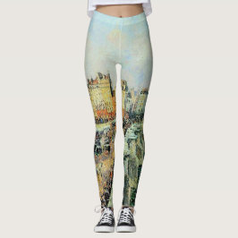 Pont Neuf, eftermiddag, Sunlight Camille Pissarro Leggings