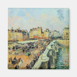 Pont Neuf, eftermiddag, Sunlight Camille Pissarro Magnet