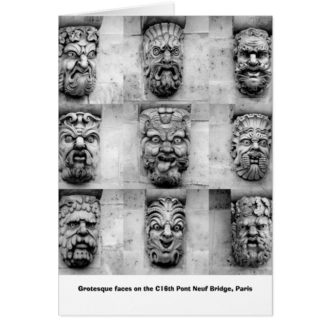 Pont Neuf kort (Framsidan)