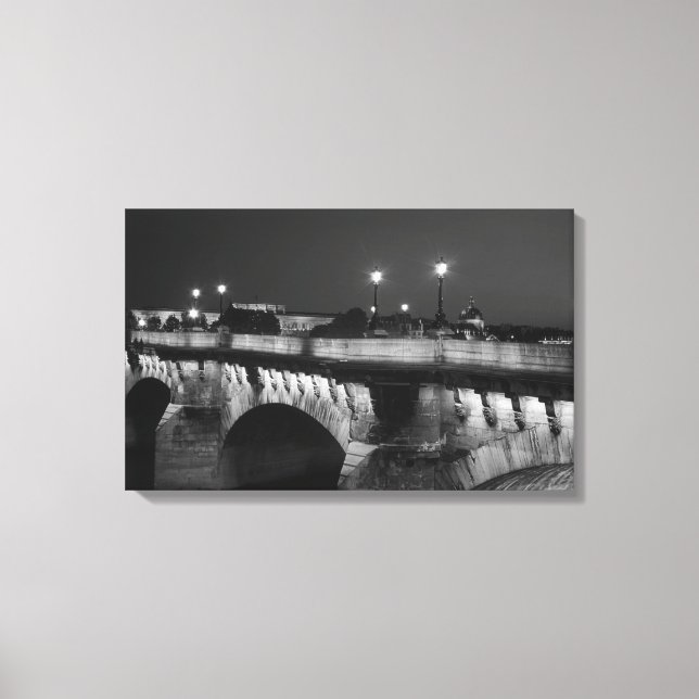 Pont Neuf Paris-Kanvastrycket Canvastryck (Framsida)