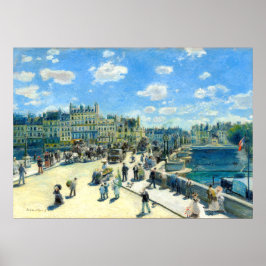 Pont Neuf, Paris - Pierre-Auguste Renoir Poster