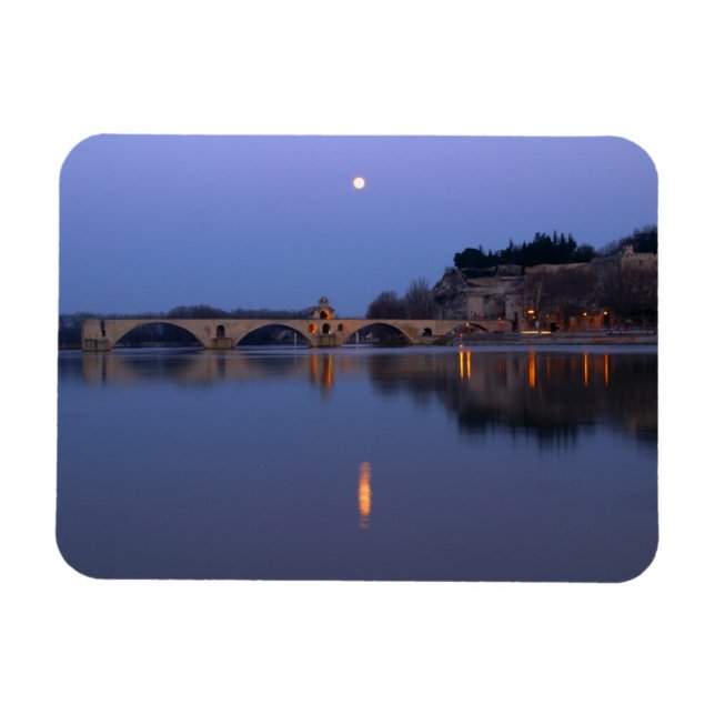 Pont St. Benezet-bron i Avignon vid Magnet (Horisontell)