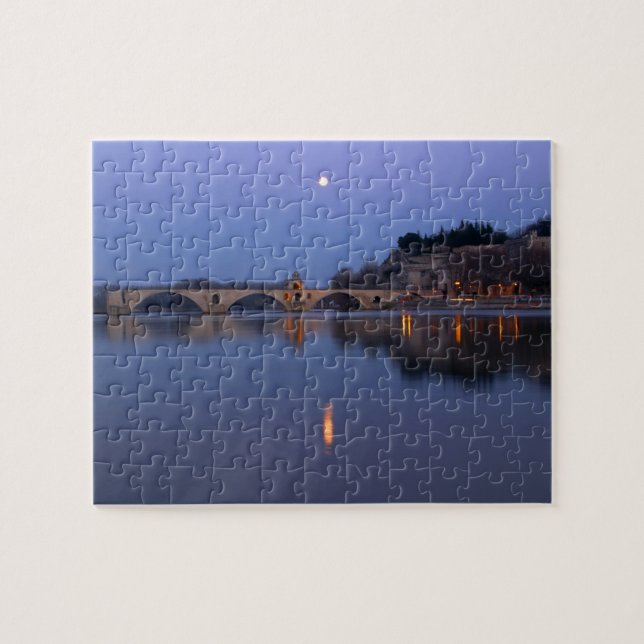 Pont St. Benezet-bron i Avignon vid Pussel (Horisontell)