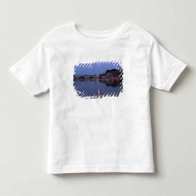 Pont St. Benezet-bron i Avignon vid T Shirt (Framsida)
