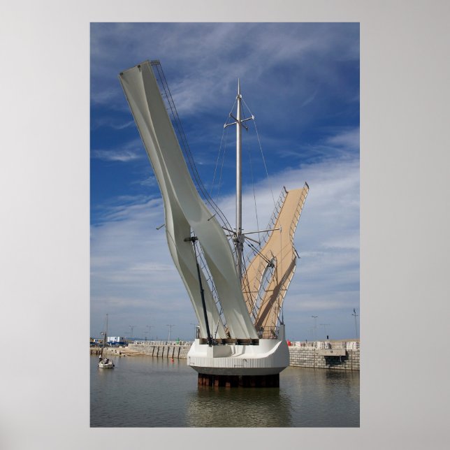 Pont y Ddraig-bron poster. Poster (Framsidan)